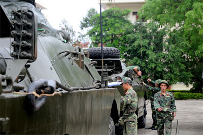 Quân khu 5 chủ động ứng phó với siêu bão HaiYan