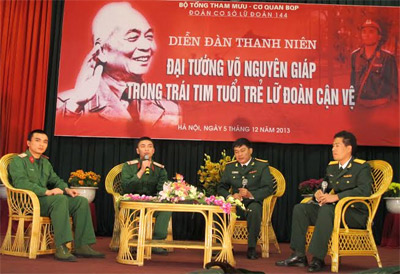 Đại tướng Võ Nguyên Giáp trong trái tim tuổi trẻ Lữ đoàn Cận vệ 