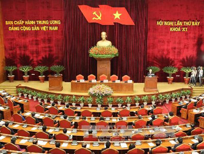 Thông báo Hội nghị lần thứ bảy Ban Chấp hành Trung ương Đảng khóa XI