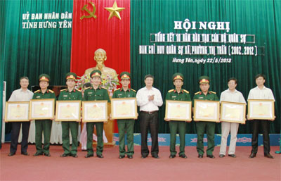 Đào tạo hơn 300 cán bộ quân sự Ban CHQS cấp xã