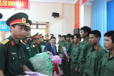 Lâm Đồng tổ chức giao quân đợt 2