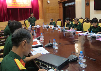 Nghiệm thu đề tài: Nghiên cứu tổ chức cơ động tác chiến của quân đoàn trong chiến tranh bảo vệ Tổ quốc