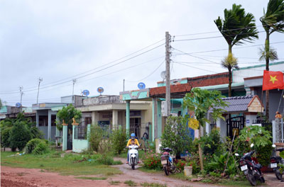 Nông thôn mới trên cụm, tuyến dân cư vượt lũ