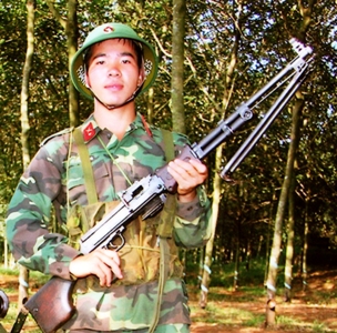 Tự hào khi con là chiến sĩ