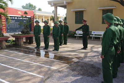 Nhịp sống của chiến sĩ mới