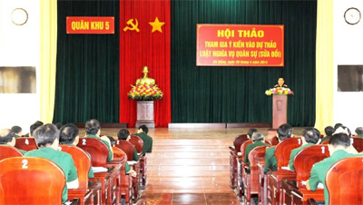 Góp ý vào dự thảo Luật Nghĩa vụ quân sự (sửa đổi)