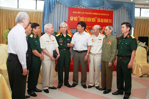 Gặp mặt chiến sĩ Điện Biên của Đại đoàn 316