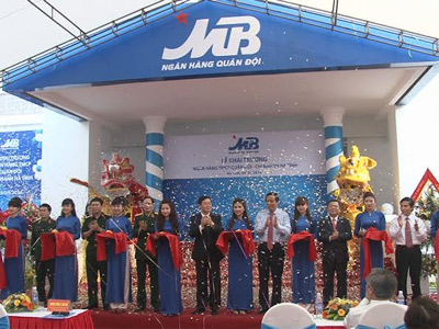 Khai trương chi nhánh Ngân hàng MB tại Hà Tĩnh