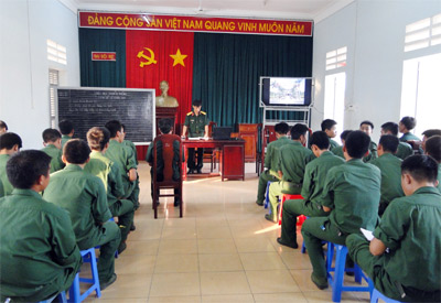 Tạo môi trường tốt để bộ đội cống hiến