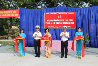 Học viện Hải quân: Khánh thành khu liên hợp thể thao 