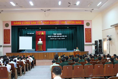 Tập huấn nghiệp vụ ngành quân nhu năm 2014