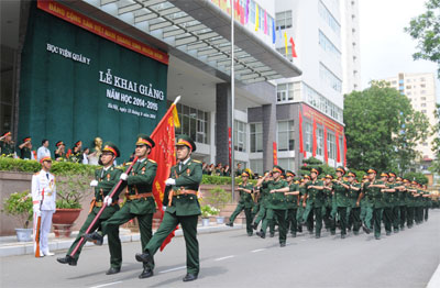 Các học viện, nhà trường quân đội khai giảng năm học mới 
