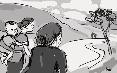 Phía sau mặt trời