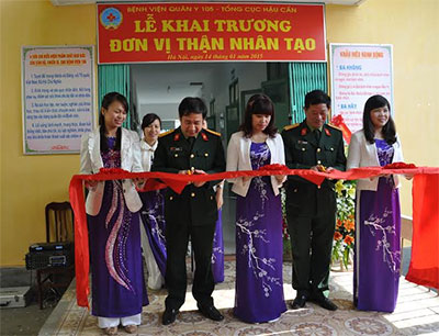 Bệnh viện Quân y 105 khai trương đơn vị thận nhân tạo