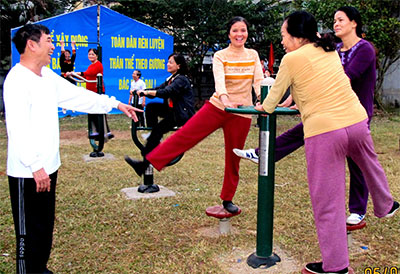 Bãi tập xả “stress”