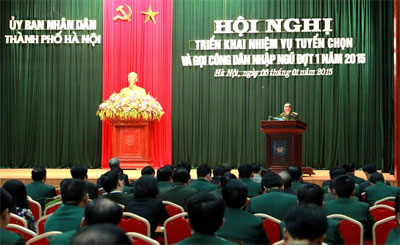 Ba đột phá trong tuyển chọn và gọi công dân nhập ngũ 2015