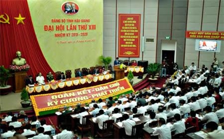 Khai mạc Đại hội đại biểu Đảng bộ tỉnh Hậu Giang 