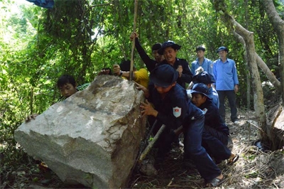 Đội K93 tìm được 4 hài cốt liệt sĩ