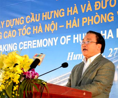 Động thổ xây dựng cầu Hưng Hà nối hai tỉnh Hưng Yên và Hà Nam