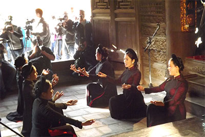 Làm sống lại nghi lễ hát cửa đình