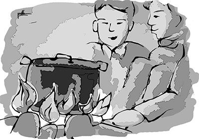 Bếp lửa ngày cuối năm