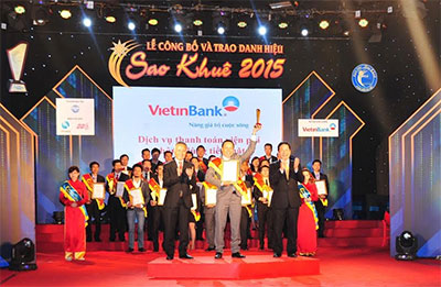 Vinh danh 3 sản phẩm, dịch vụ của VietinBank 