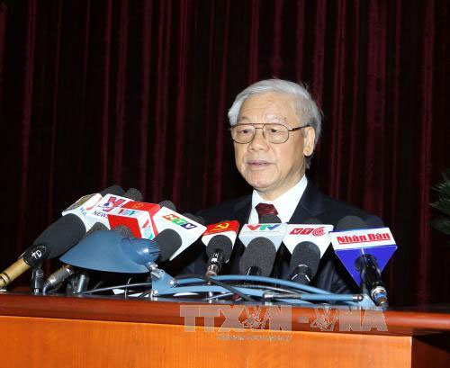 Phát biểu của Tổng Bí thư Nguyễn Phú Trọng bế mạc Hội nghị lần thứ 11, BCH Trung ương Đảng khóa XI