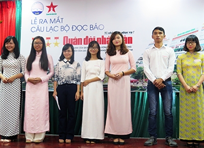 Ra mắt Câu lạc bộ đọc Báo Quân đội nhân dân