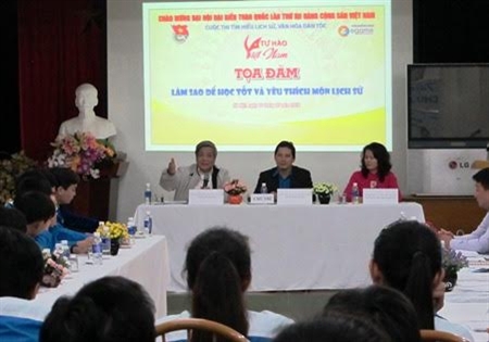 Tọa đàm “Làm sao để học tốt và yêu thích môn Lịch sử”