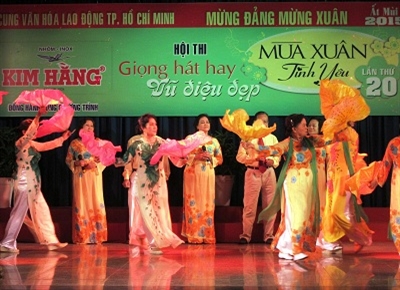 Hội thi văn nghệ “Mùa xuân tình yêu” năm 2016