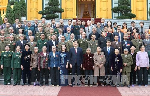 Chủ tịch nước tiếp Đoàn đại biểu người có công tỉnh Hà Nam