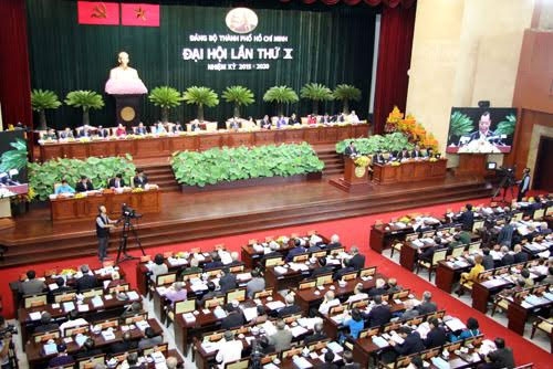 Khai mạc Đại hội đại biểu Đảng bộ TP Hồ Chí Minh lần thứ X 