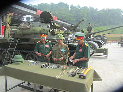 Làm mới 15 hạng mục tham gia hội thi kỹ thuật tăng thiết giáp