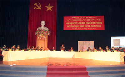 Tỉnh Hòa Bình khai mạc diễn tập khu vực phòng thủ