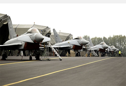 Anh đã nâng cấp một nửa số lượng máy bay Typhoon hiện có