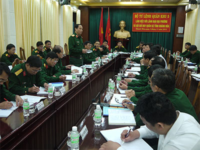 Bộ Tư lệnh Quân khu 5: Kiểm tra toàn diện công tác quân sự, quốc phòng tại tỉnh Khánh Hòa