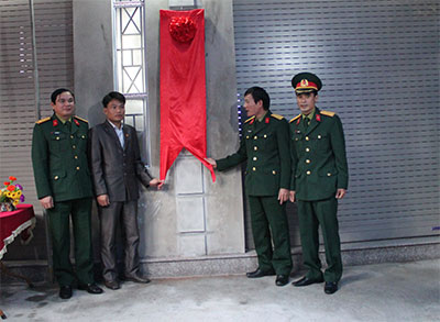 Binh chủng Tăng-Thiết giáp: Tặng quân nhân có hoàn cảnh khó khăn nhà tình nghĩa 