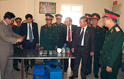 Ủy ban Quốc phòng và An ninh của Quốc hội thăm và làm việc tại Bộ Tư lệnh Thủ đô Hà Nội