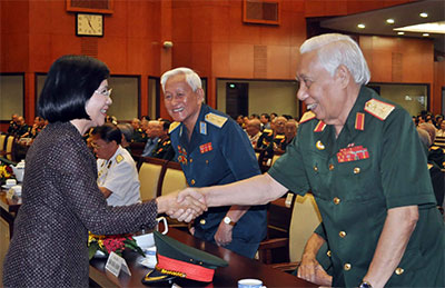 TP Hồ Chí Minh: Gặp mặt thân mật cán bộ cao cấp quân đội nghỉ hưu