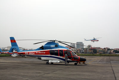 Chuyên cơ phục vụ Thủ tướng dự khánh thành thủy điện Sơn La (xem clip)