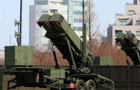 Thủ Đô Nhật Bản sẽ được bảo vệ bởi Patriot PAC-3
