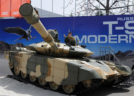 Nga sẽ giới thiệu phiên bản MBT T-90MS cho Ấn Độ