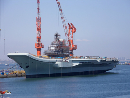 Tàu sân bay Vikramaditya chuẩn bị chạy thử ở Bạch Hải