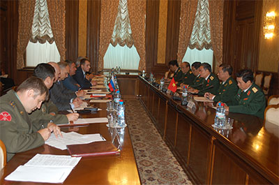 Thúc đẩy quan hệ hợp tác quốc phòng toàn diện Việt Nam-LB Nga