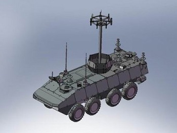 Nga giới thiệu cơ sở xe chiến đấu bộ binh bánh hơi mới