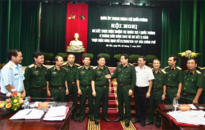 Triển khai nhiệm vụ quân sự, quốc phòng đạt tiến bộ đồng đều, vững chắc