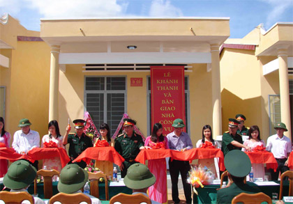 Khánh thành và đưa vào sử dụng 38 căn nhà công vụ