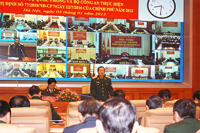 Tăng cường phối hợp thực hiện nhiệm vụ xây dựng và bảo vệ Tổ quốc