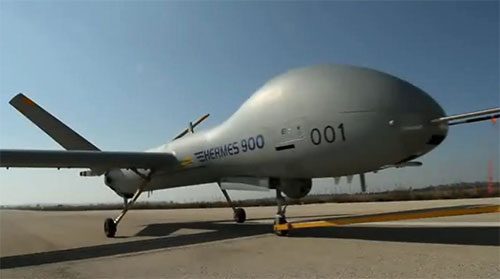 Không quân Israel tăng số lượng UAV Hermes đặt mua
