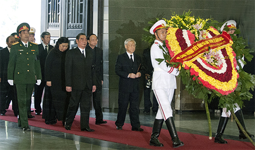 Ngày 12-10, cử hành trọng thể Lễ viếng Đại tướng Võ Nguyên Giáp